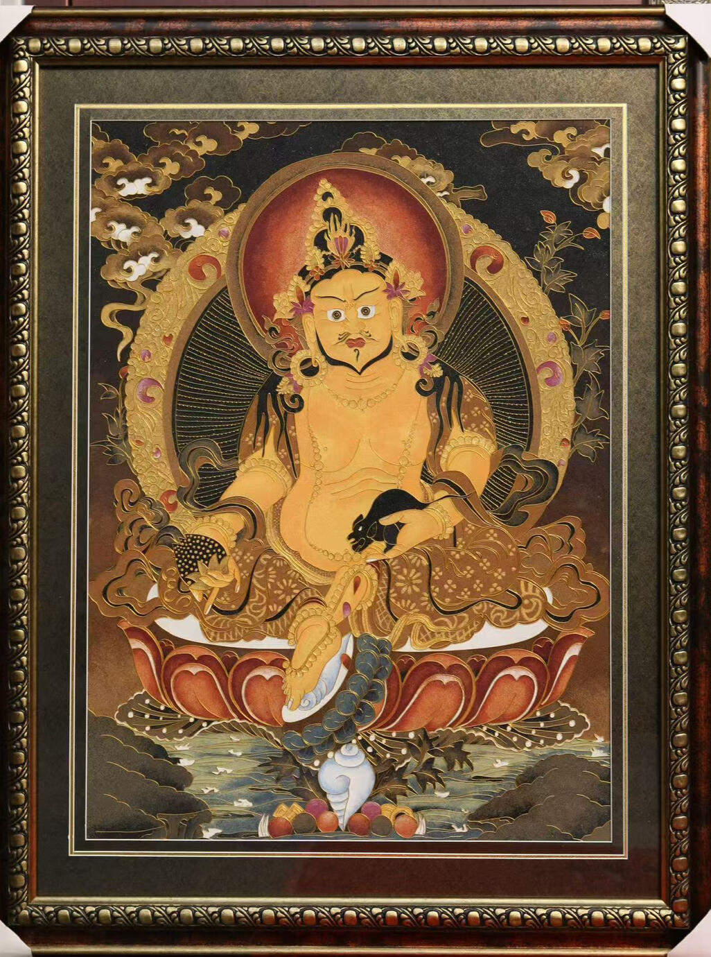 Yellow Jambhala (Buddhist deity of wealth)